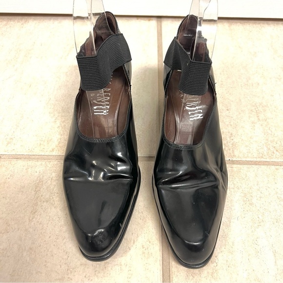 Vintage 80’ LUC BERJEN Italy Women Mary Jane pumps coquette ankle straps 8.5M - Picture 3 of 9